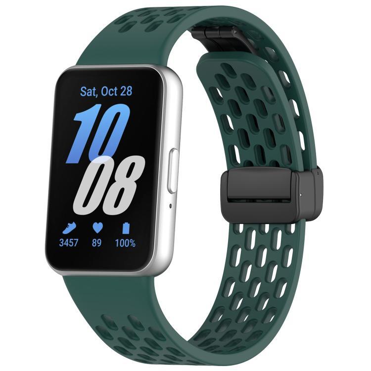 xDfind Dong Dong absorción pulsera de silicona de botón negro para Samsung Galaxy Fit3