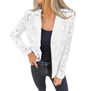 (Cross-border trading), summer solid color lace classic suit jacket for leisure, European style, city style, western style