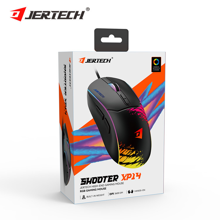 Zeller XP14 発光ゲーミングマウス プレーヤー eスポーツ メカニカル パーソナライズ 軽量 越境貿易 JERTECH マウス|undefined