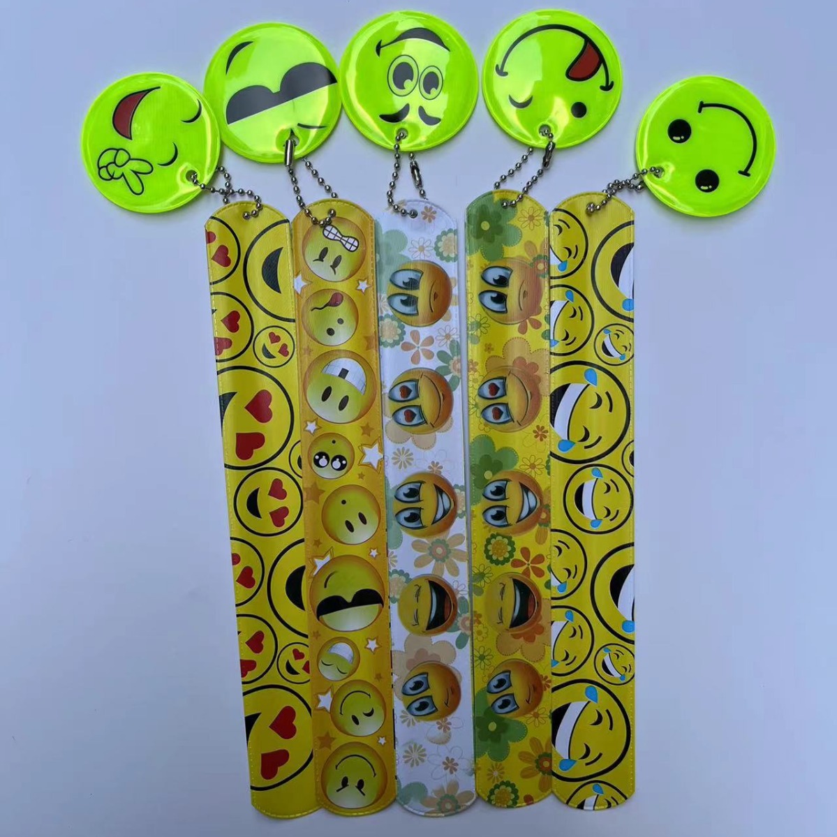 Amazon nuevo colgante reflectante collar pulsera impresa popular