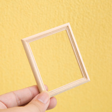 1/12Dollhouse娃娃屋迷你木制家具手工镂空置物架储物柜模型摆件