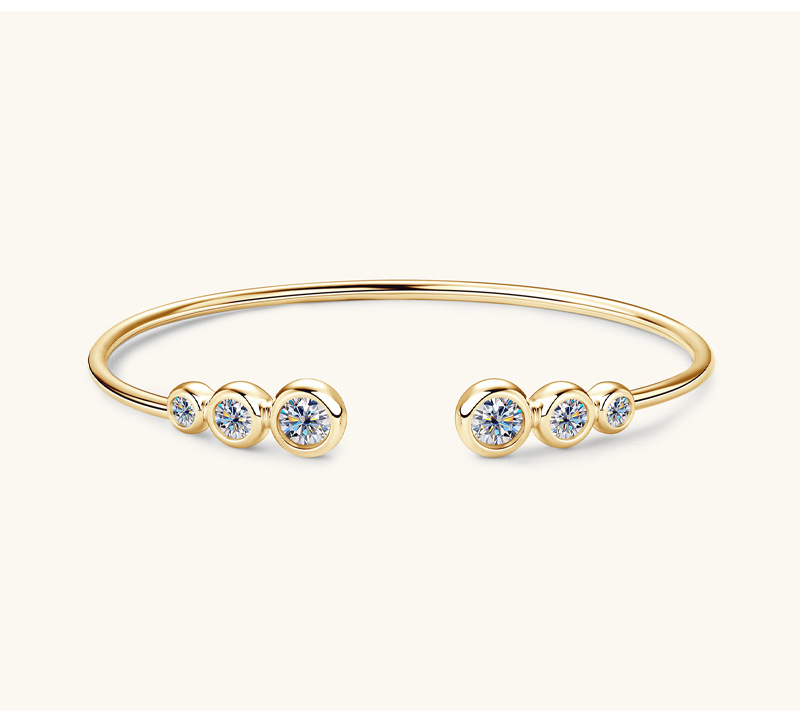 Cuff Bracelets Jewelry Accessory Type 925 Sterling Silver Cuff Bracelets Elegant Simple Style