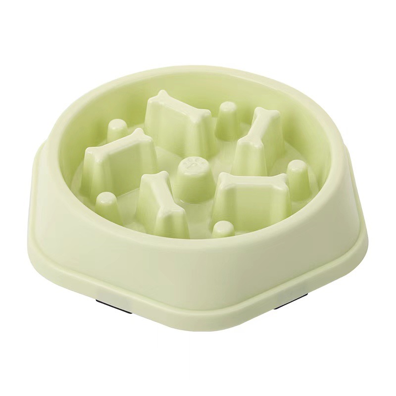 Fábrica al por mayor estilo casero hueso anti-estrangulamiento Slow Food Bowl perro tazón hogar estilo hueso anti-estrangulamiento perro Slow Food Bowl