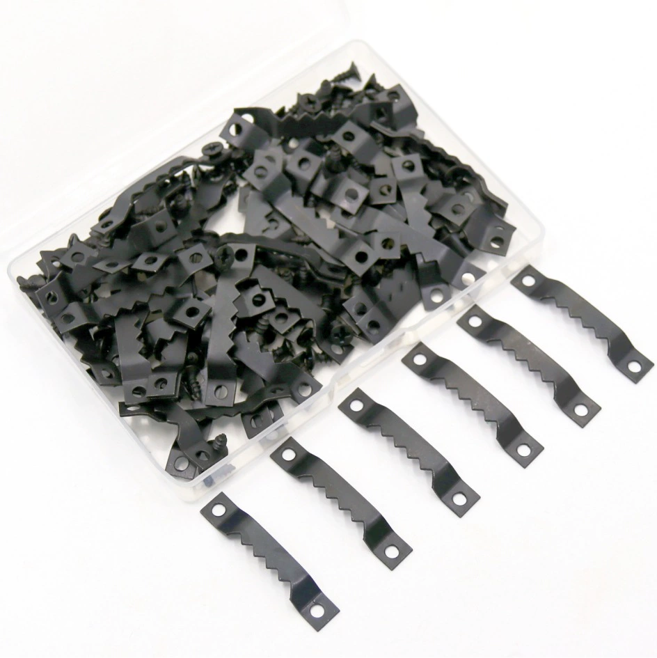 Фабрика спот поставляет черный односторонний зубчатый крюк 50 с винтовой фоторамкой