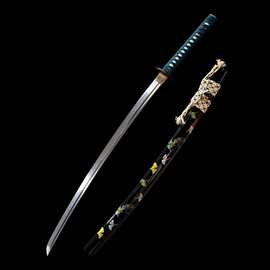 龙泉周匠剑庄刀剑手工一体长刀Hamon工艺日式外贸katana 未开刃