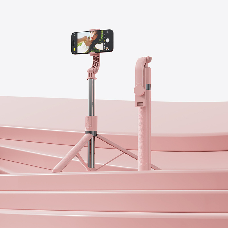 Serie Z nuevo teléfono móvil selfie stick selfie artefacto TikTok soporte en vivo Bluetooth retráctil trípode integrado