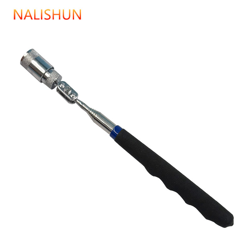 Varilla de succión de hierro fuerte varilla de succión de metal varilla magnética de flexión tornillo de recogida LED con luz