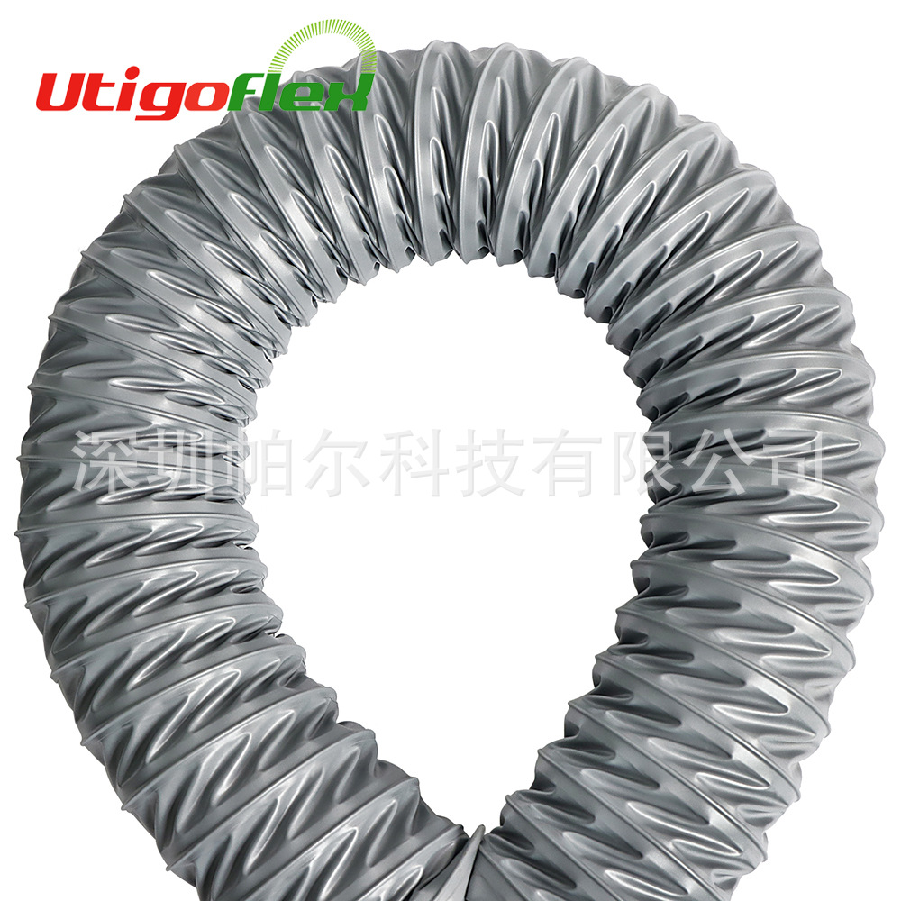 厂家大量供应尼龙布风管排气通风软管粉尘抽吸风管阻燃抗拉伸