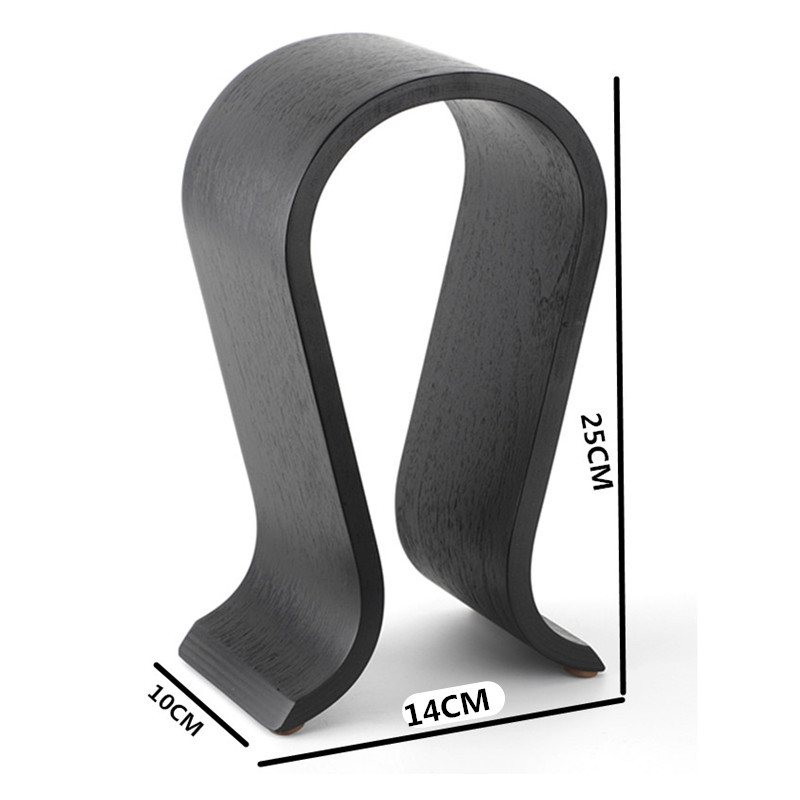 Soporte para Auriculares en Forma de U de Madera de Nogal, Estilo Europeo, para Juegos, Exhibición Transfronteriza