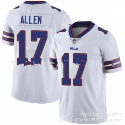 Женская одежда регби команды Bills # 17 Allen 14 # DIGGS детские одежда регби