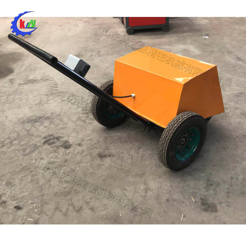 电动彩钢瓦打磨抛光机小型钢板型材去污除锈设备手推式翻新去锈机