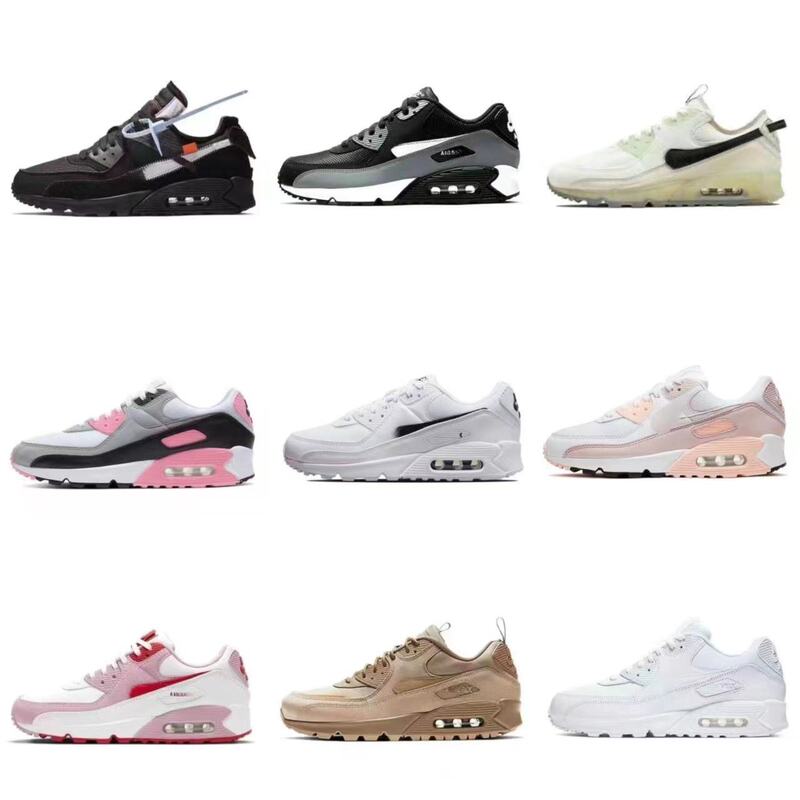 Foreign Trade Putian Air Max90 Retro Fashion Mesh Breathable Non-Slip Low-Top Casual Running Shoes for Men and Women Foreign Trade Putian Air Max90 Retro Fashion Mesh Breathable Non-Slip Low-Top Casual Running Shoes for Men and Women