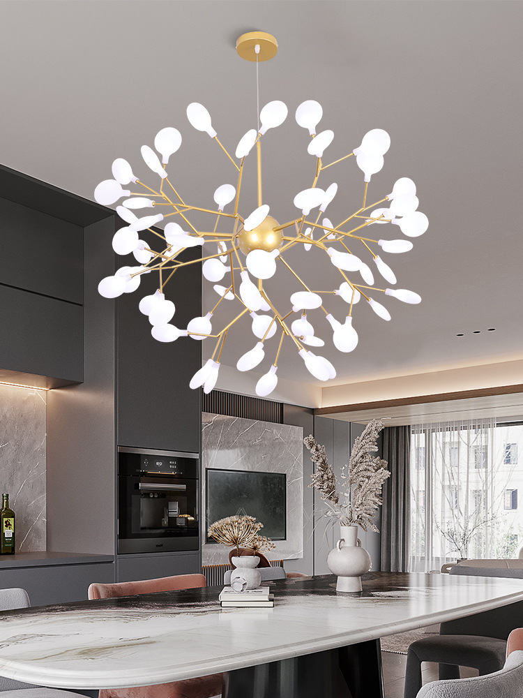 Firefly Pendant Light Nordic Style Light and Elegant Modern Simple Living Room Lamp Creative Personal Restaurant Romantic Bedroom Lighting Decor