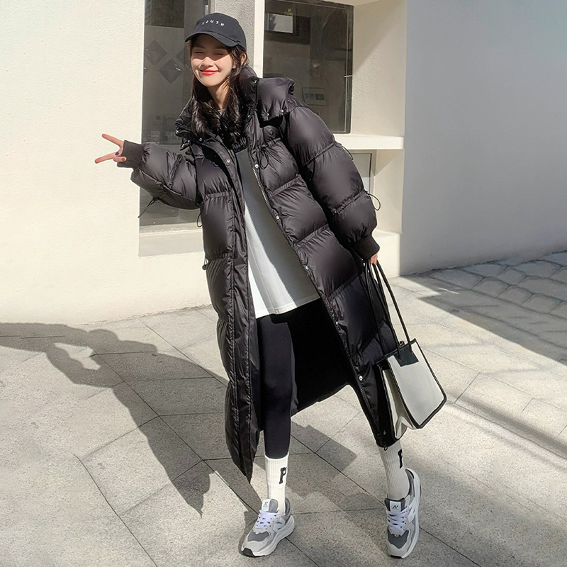 大码女装冬季2024包邮棉服外套中长款设计感时尚百搭宽松羽绒棉…