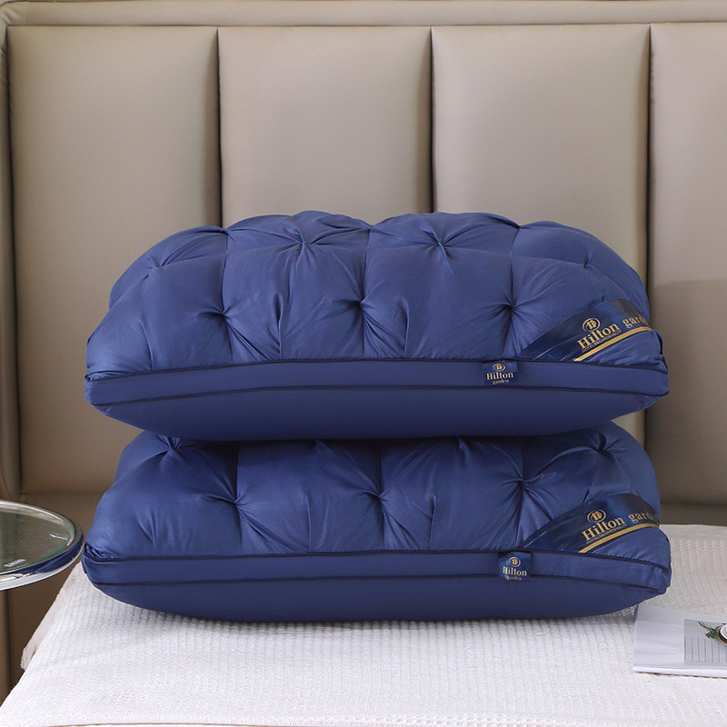 ツイストフラワー枕、高枕、崩れない、48*74cm、ホテル枕芯、首保護、睡眠補助枕芯、家庭用ペア、2個|undefined