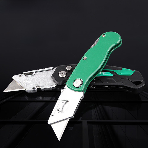 Power Lion Folding Razor Carpet Knife Wallpaper Knife High-Quality Steel Carving Knife W06500