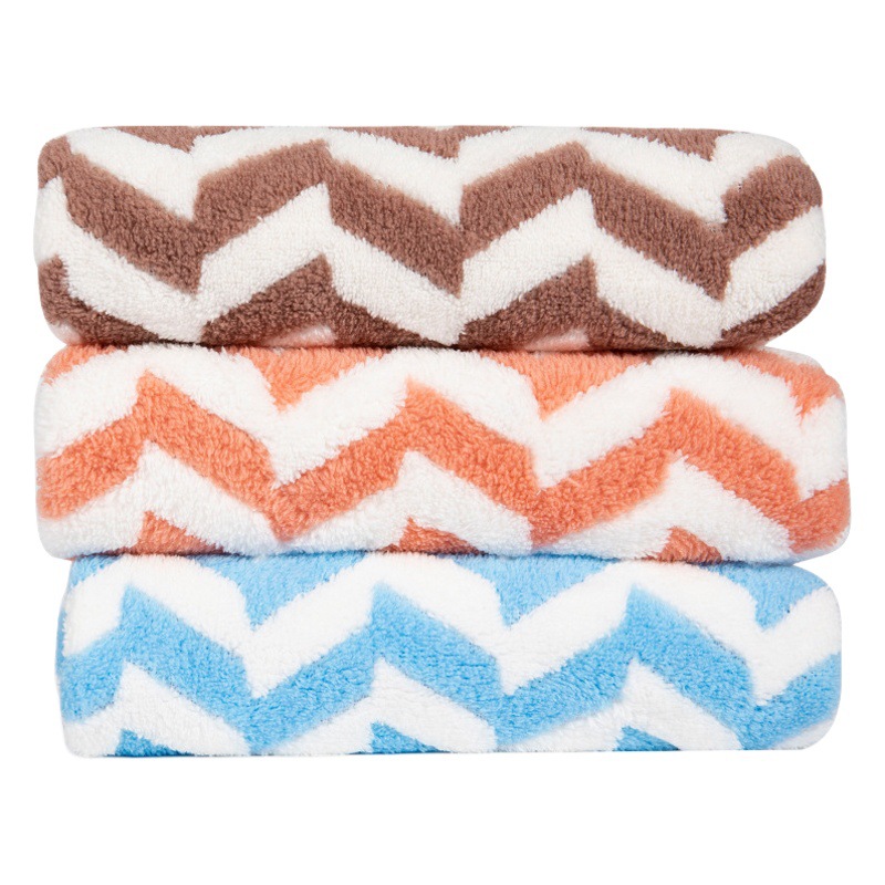 Toalla gruesa de lana de coral no fácil de pelusa supermercado regalo puesto Toalla de baño del hogar toalla absorbente Toalla de cara