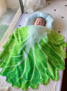 Nap Blanket Cabbage Pancake Blanket Indian Flying Cake Blanket Pancake Blanket Air Conditioner Blanket Office Single Burrito Blanket