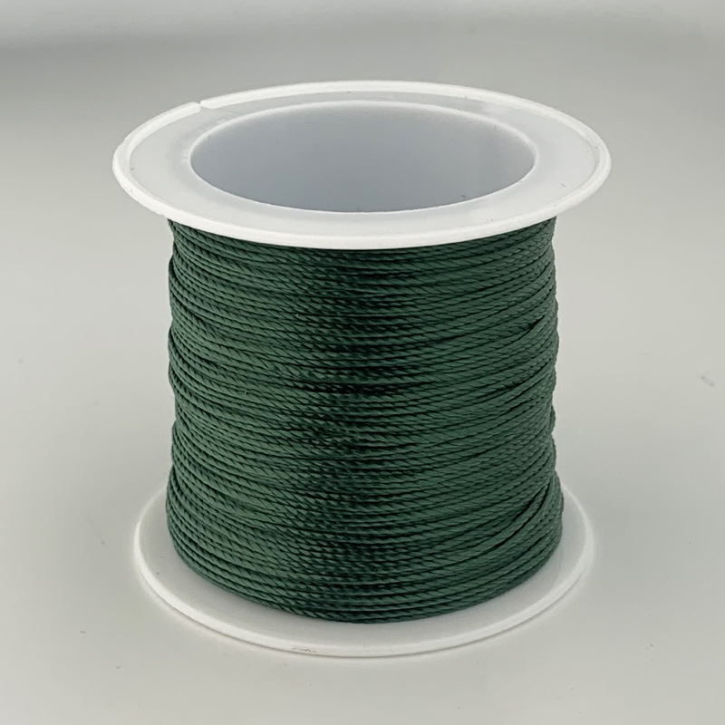 12 hilos de alambre trenzado hilo rojo hilo de color Morandi cuerda trenzada collar cuerda cuerda trenzada a mano material de bricolaje