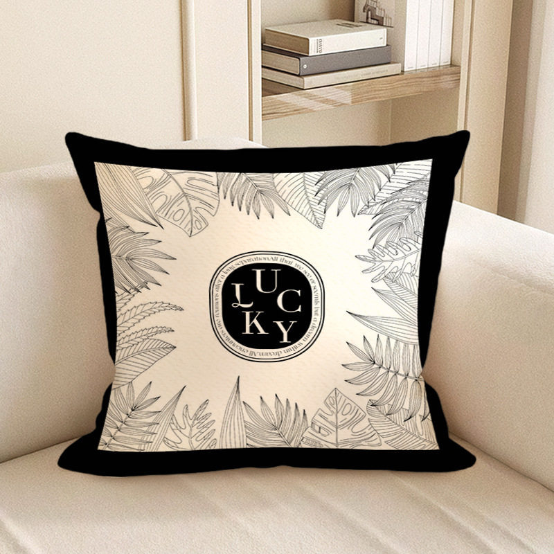 almohada de soporte de estilo francés de lujo ligera almohada de cintura de tela cama de sala de estar sofá almohada de soporte almohada de base