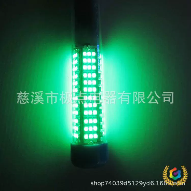 12V/24V подводный зелёный свет, белый/синий/жёлтый светодиодный свет для приманки, привлекающий рыб освещатель, комплект для рыбалки