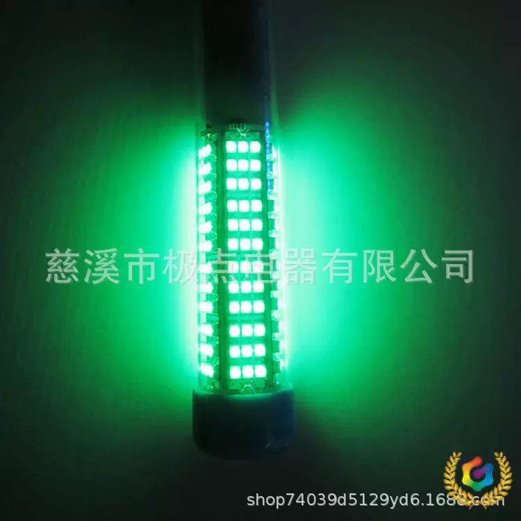 12V/24V подводный зелёный свет, белый/синий/жёлтый светодиодный свет для приманки, привлекающий рыб освещатель, комплект для рыбалки