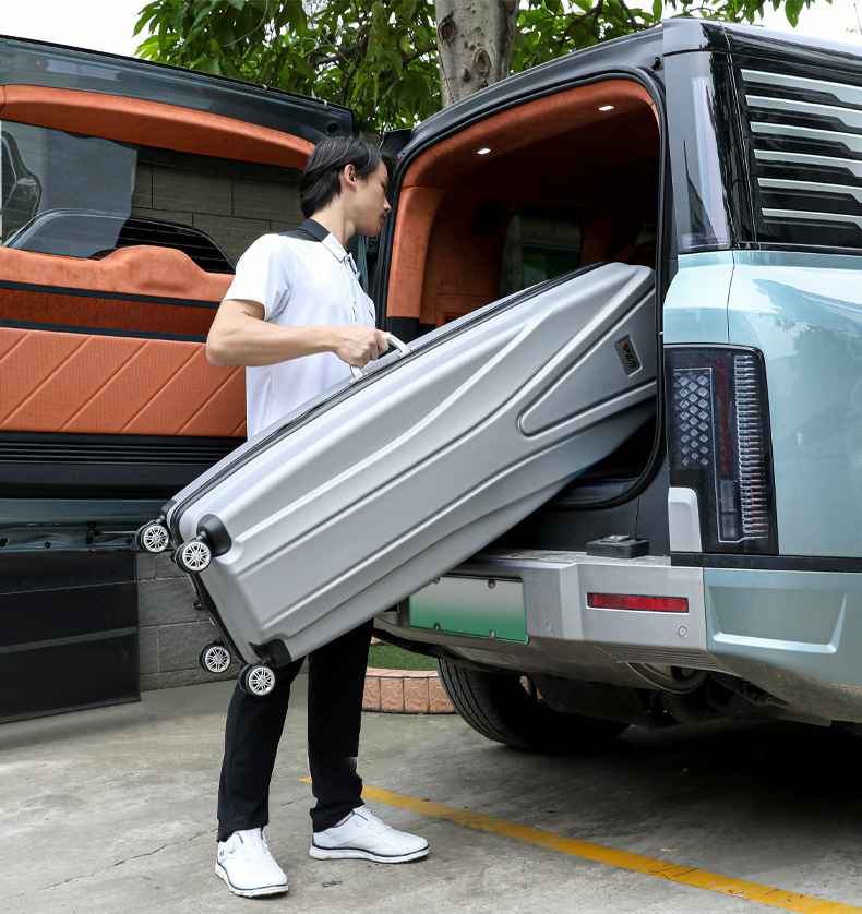 Túi golf hàng không vỏ cứng PGM, chịu lực 100kg, bánh xe 4 chiều, tặng khóa số — HKB015 - Vali Hàng Không Ánh Kim [Vỏ Cứng ABS / Bánh Xe Lăn 6 Bánh / Tặng Khóa Số] chi tiết 21