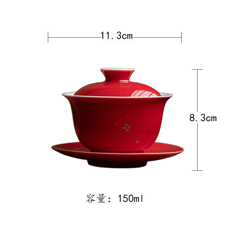 Lang Hong—Sa Jin—Fu Ling San Cai Bowl