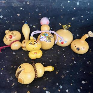 [Cute Little Gourd] Pyrography Engraving Cartoon Gourd One Object One Picture Engraving Cat Animal