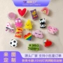 防水定制pvc洞洞鞋鞋花扣