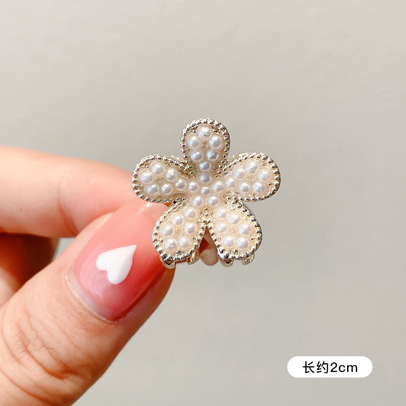 高端金属儿童发饰小抓夹女童刘海夹头顶发卡小号前额发夹子|undefined