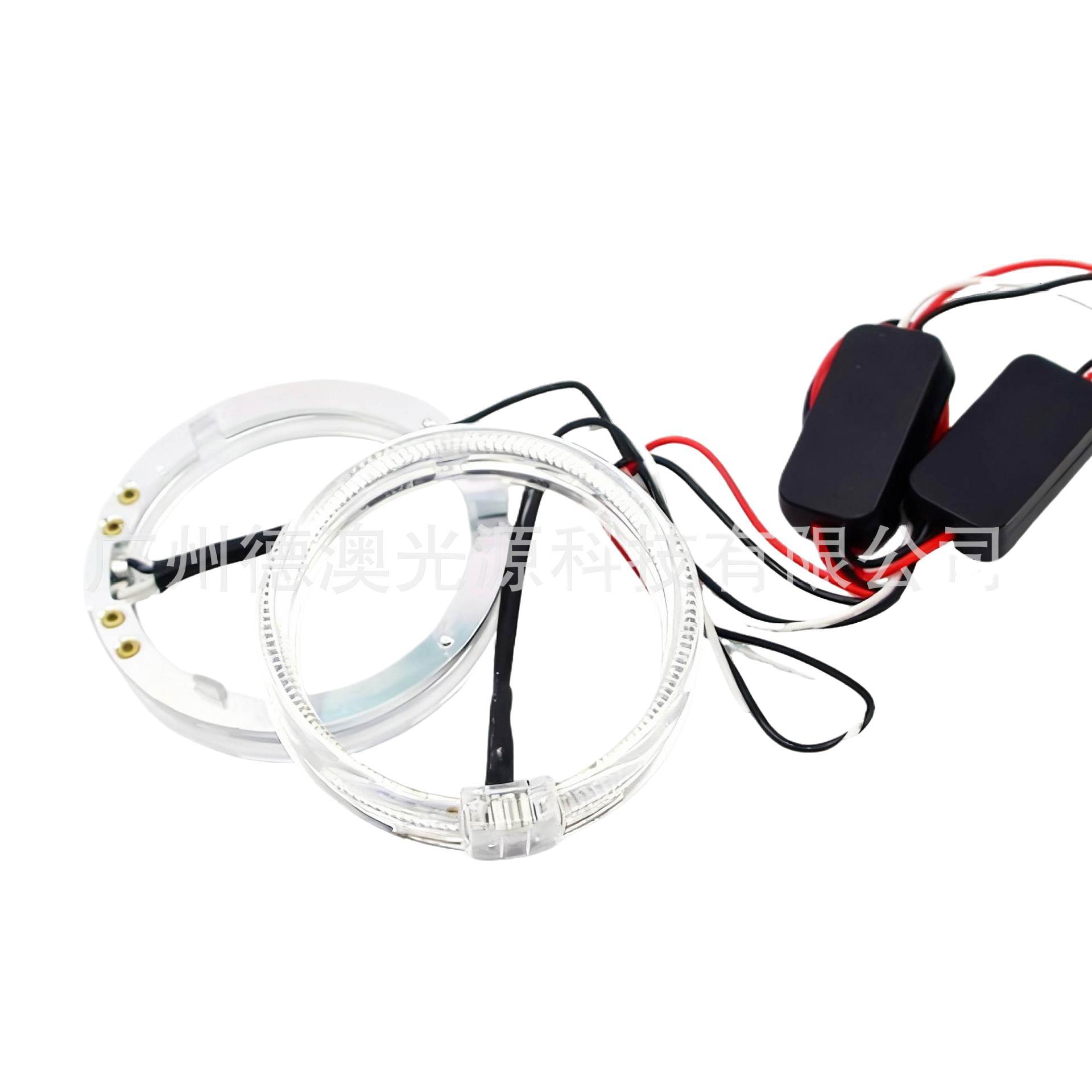 Lente Lámpara decorativa 120MM105MM guía de luz Angel Eye 360 Devil Eye car LED apertura del ojo del Ángel corriente diurna image 5