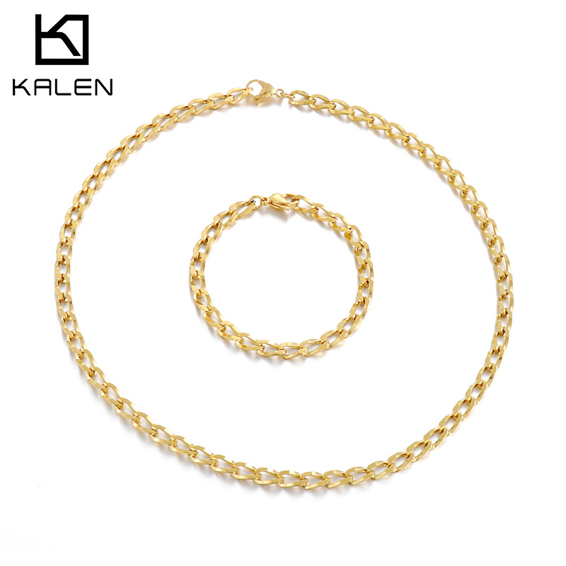 Fashionable golden chain for key bag stainless steel