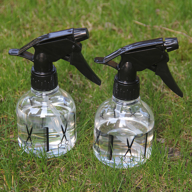 250ml Small Scissors Watering Can Hairdressing Watering Can Watering Flowers Hand-Pressed Small Watering Can Transparent Watering Can Sprayer