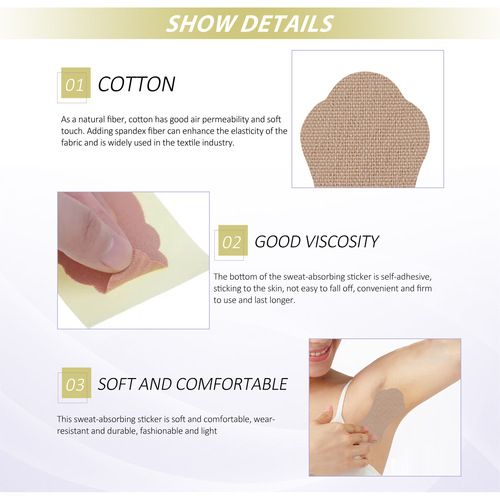 EELHOE armpit sweat-absorbing patch armpit sweat-absorbing invisible long-lasting antiperspirant artifact ultra-thin summer anti-sweat pad