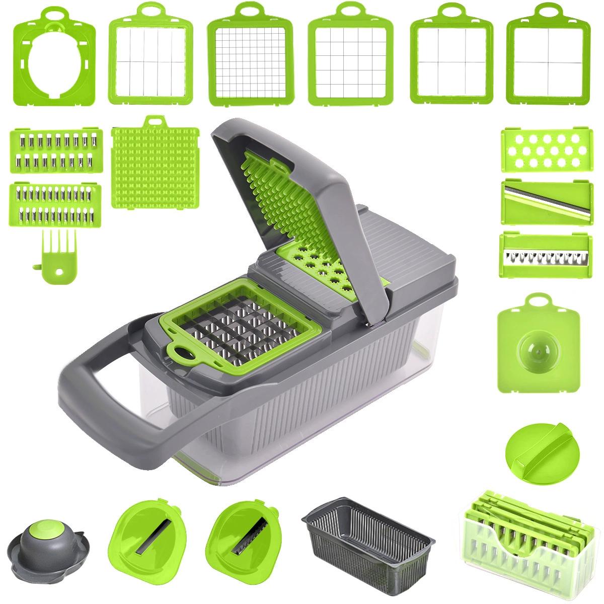 Cross -border multi -functional vegetable cutting artifact shaved shredders potato slice cutter cutter
