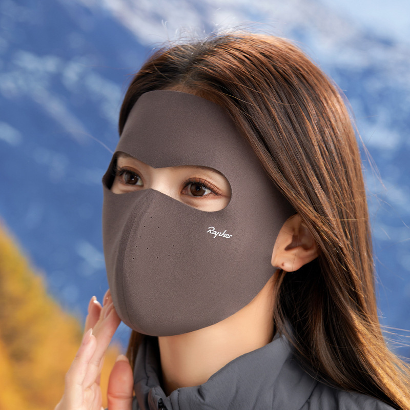秋冬保暖口罩女新款高颜值可水洗3D立体绒感骑行透气百搭防紫外线|undefined