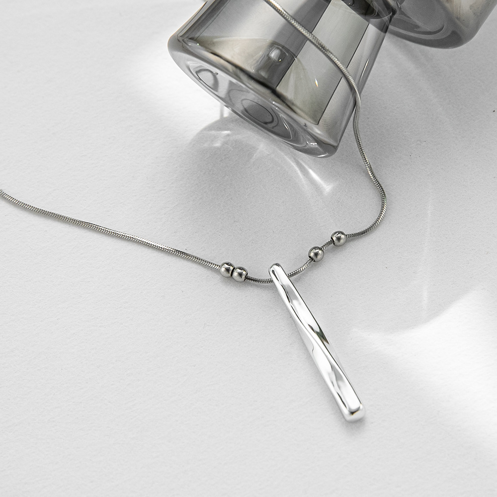 Fashion Geometric Titanium Steel Plating Pendant Necklace 1 Piece