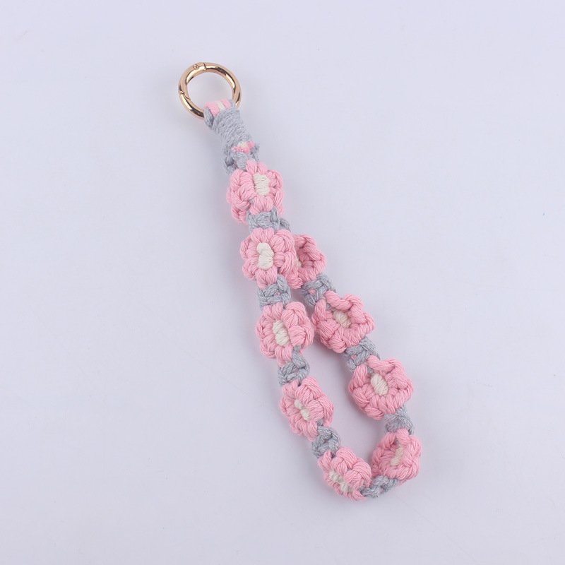 Holiday, Daily Occasion 1 Piece Flower Chrysanthemum Daisy Keychain Cotton Women's Vintage Style Keychain