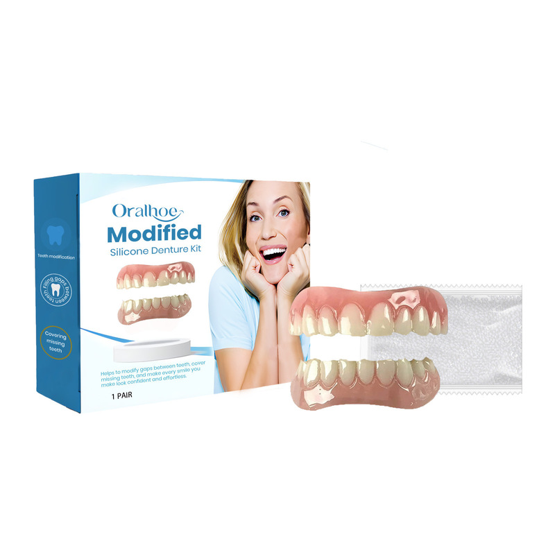 跨境 ORALHOE 修饰牙齿假牙套 假牙修饰清新牙齿牙缝矫正牙齿假牙|undefined
