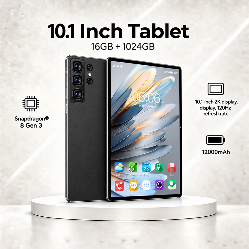 New tablet with a multilingual system, suitable for African markets, for office and entertainment use, and available for cross-border sourcing with one-piece drop shipping