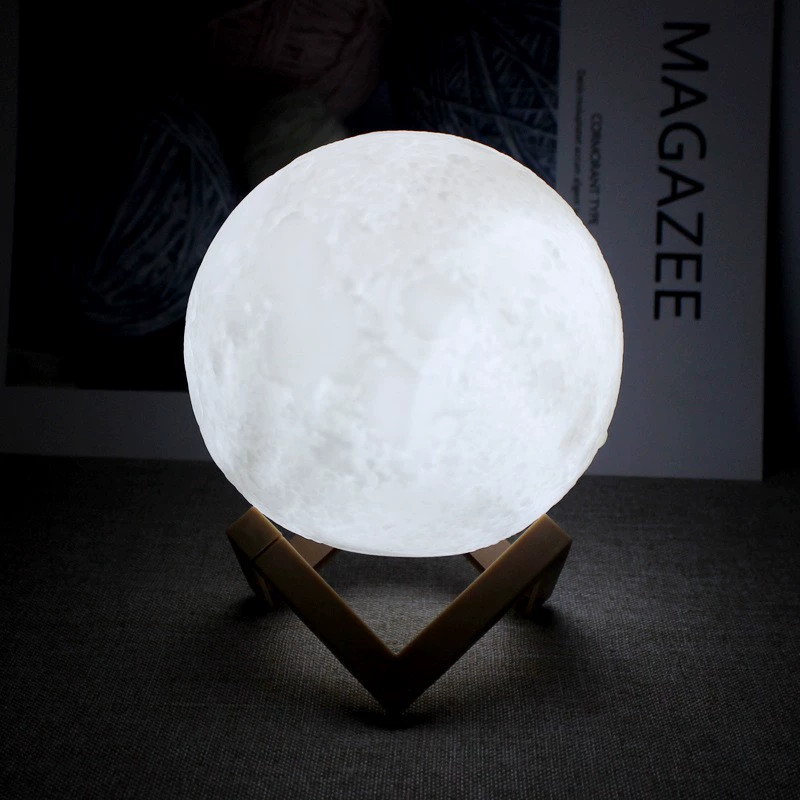 Moon, creative children's night light, lights for bed, table lamp, 3D, creative gift, Birthday gift