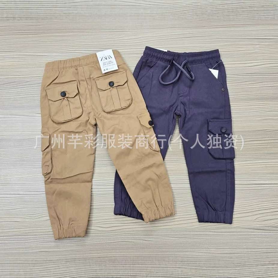 Niños pants wholesale niños ropa de trabajo pantalones niños grandes rectos street dance niños de moda