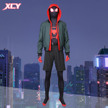 一件代发新次元蜘蛛侠cos服平行宇宙迈尔斯紧身连体衣cosplay服装