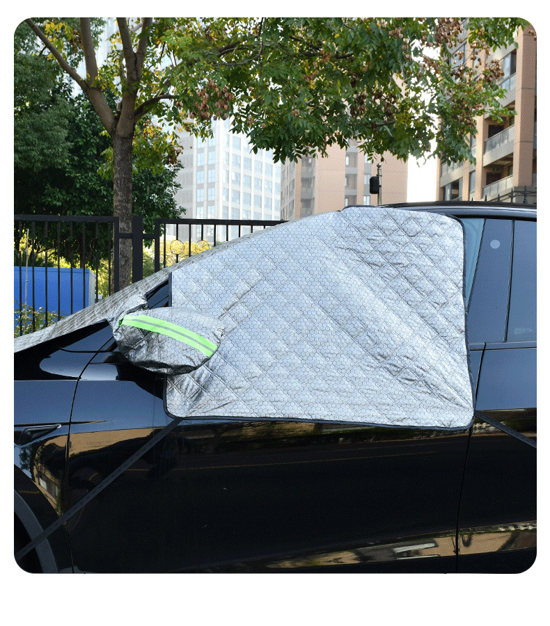 Car Snow Cover for Front Windshield, Magnetic Anti-Snow, Anti-Freeze, Anti-Frost Half Cover, 2026 Winter New Thickened Car Cover
