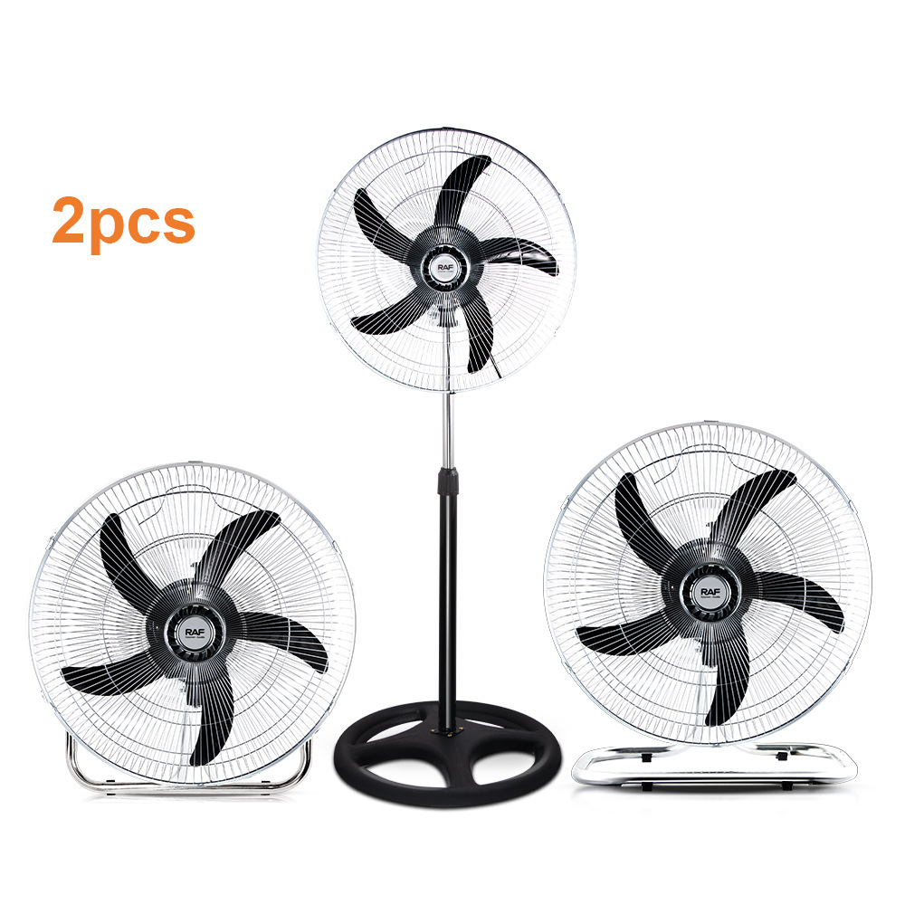 Ventilador eléctrico europeo transfronterizo RAF Ventilador de piso doméstico tres en uno Ventilador de circulación Ventilador de piso vertical Turbina Ventilador eléctrico de 3 hojas