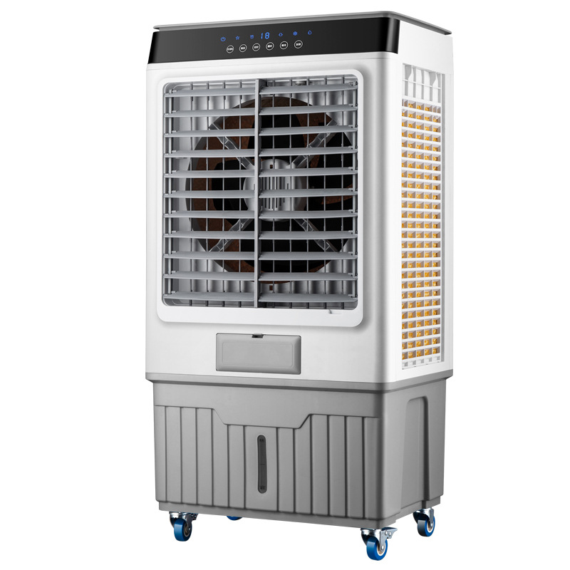 Venta al por mayor enfriador de aire móvil hogar solo centro comercial supermercado fábrica gran bloque gran ventilador frío industrial gran viento