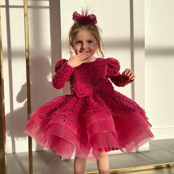 Red children's dress