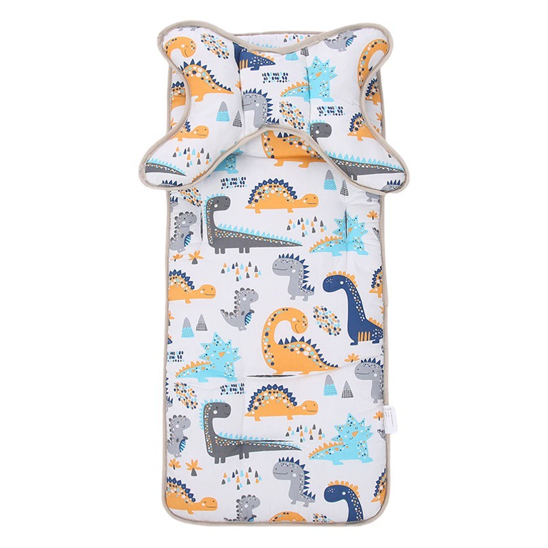 Подушка для детской коляски, хлопковая двусторонняя, толстая, теплая, мягкая и удобная, универсальная, дышащая летняя, Four Seasons Ice Silk