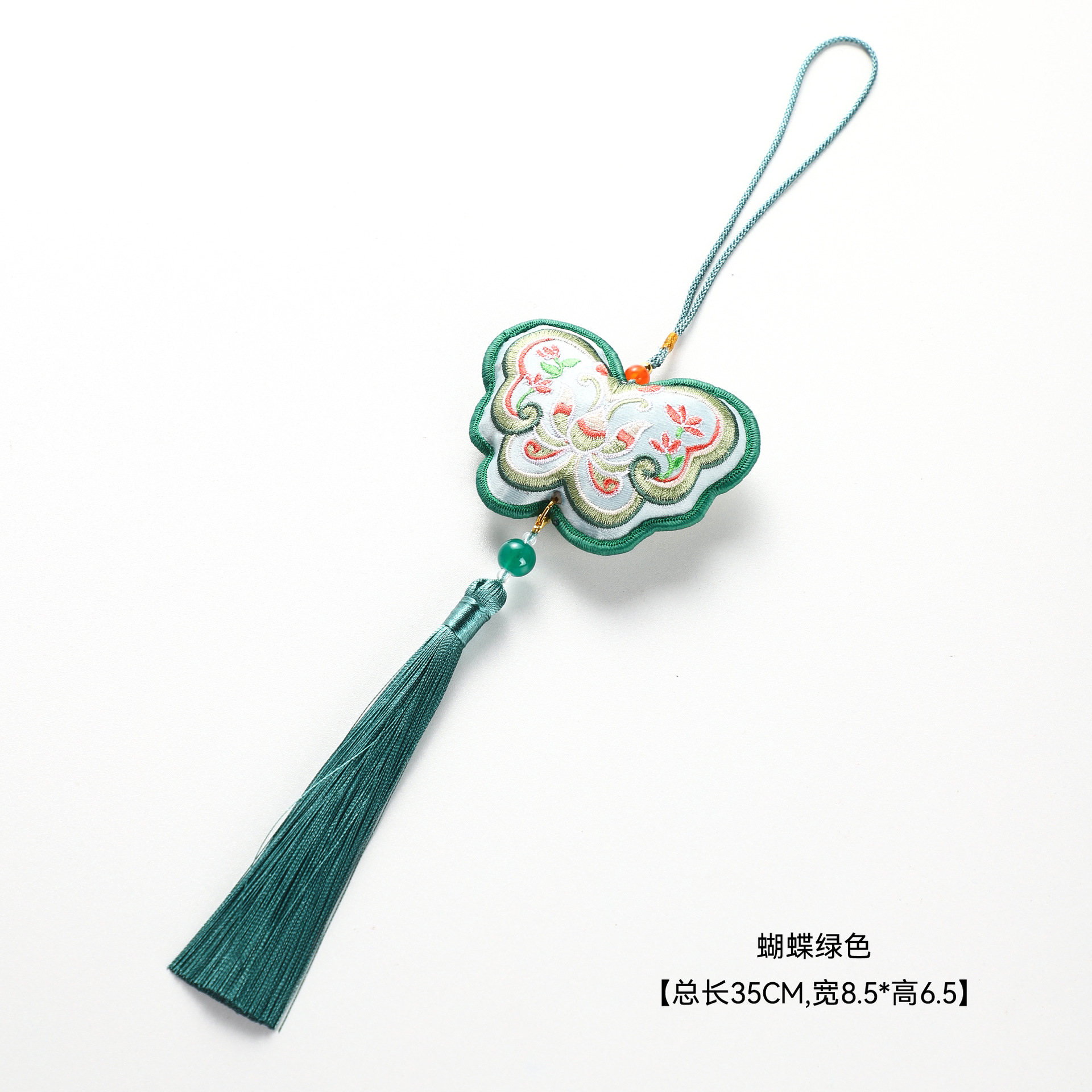 Colgante de cerradura concéntrica de siete colores de cordier de estilo chino decoración de barril de fiesta de Año Nuevo con flores de material DIY colgante de flores